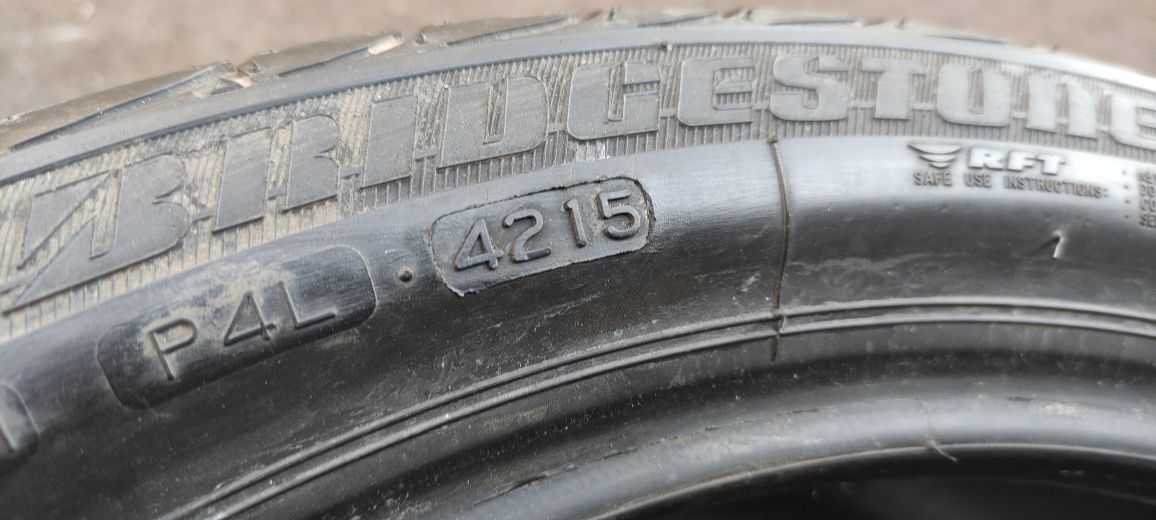 Opony letnie z 2015r 5mm 275/35/19 Bridgestone 3N