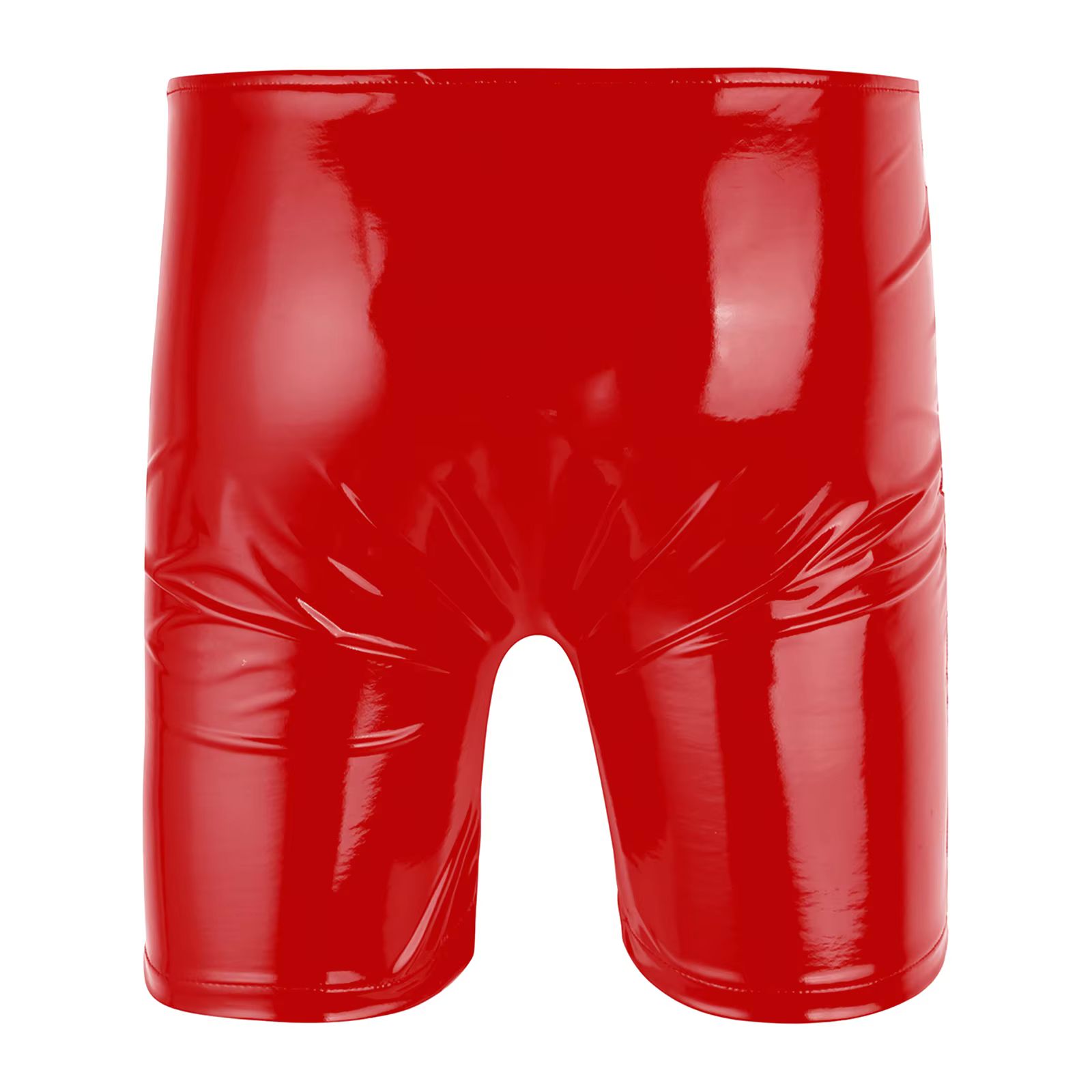 Męskie Lateksowe Bokserki Z Otworem Bermudy z Dziurką LATEX - XL