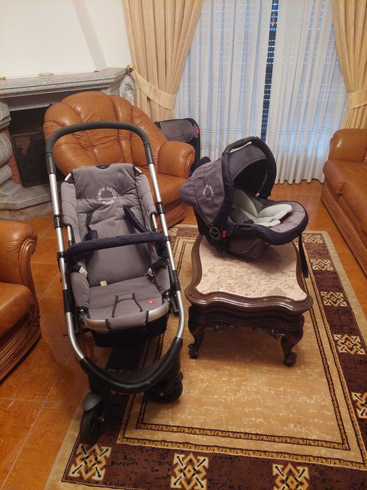 Carrinho e Baby coque Pierre Cardin vicky