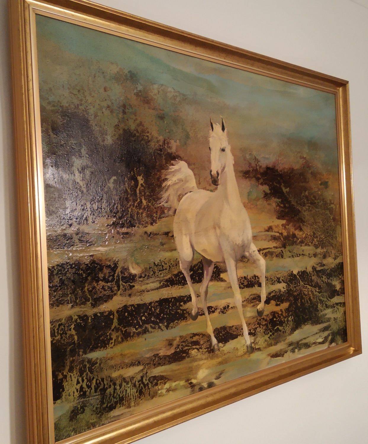Pałacowy obraz koń Mariana Osieckiego
