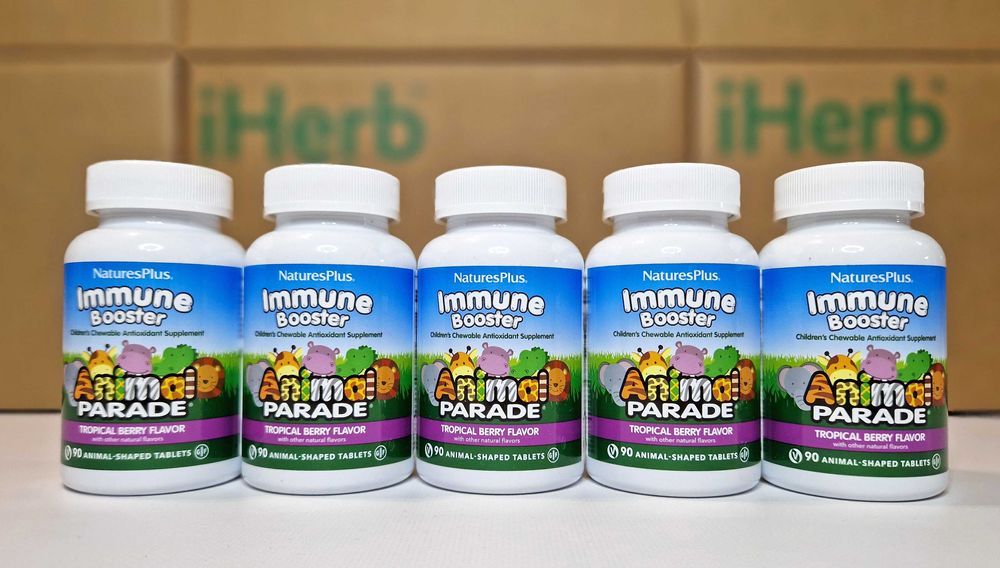 NaturesPlus, Animal Parade Kids Immune Booster, зміцнення імунітету