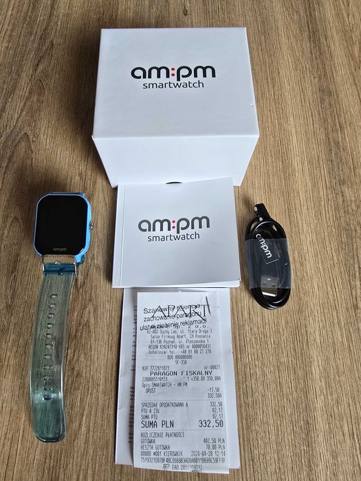 Smartwatch AM:PM dla dziecka, jak Nowy