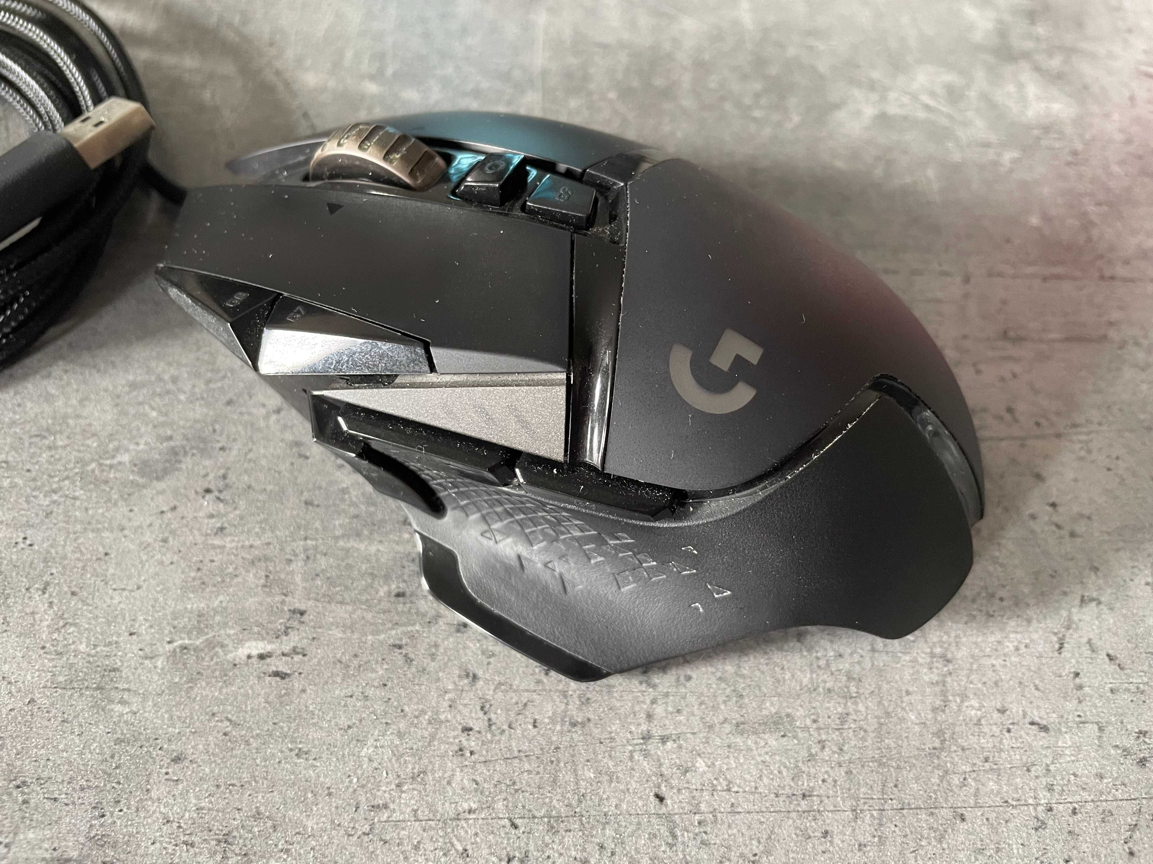 myszka Logitech G502 HERO + mouse bungee