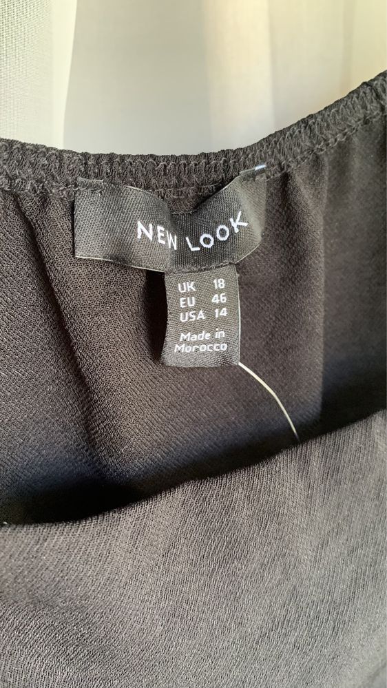 Блуза чорна Newlook L-XL