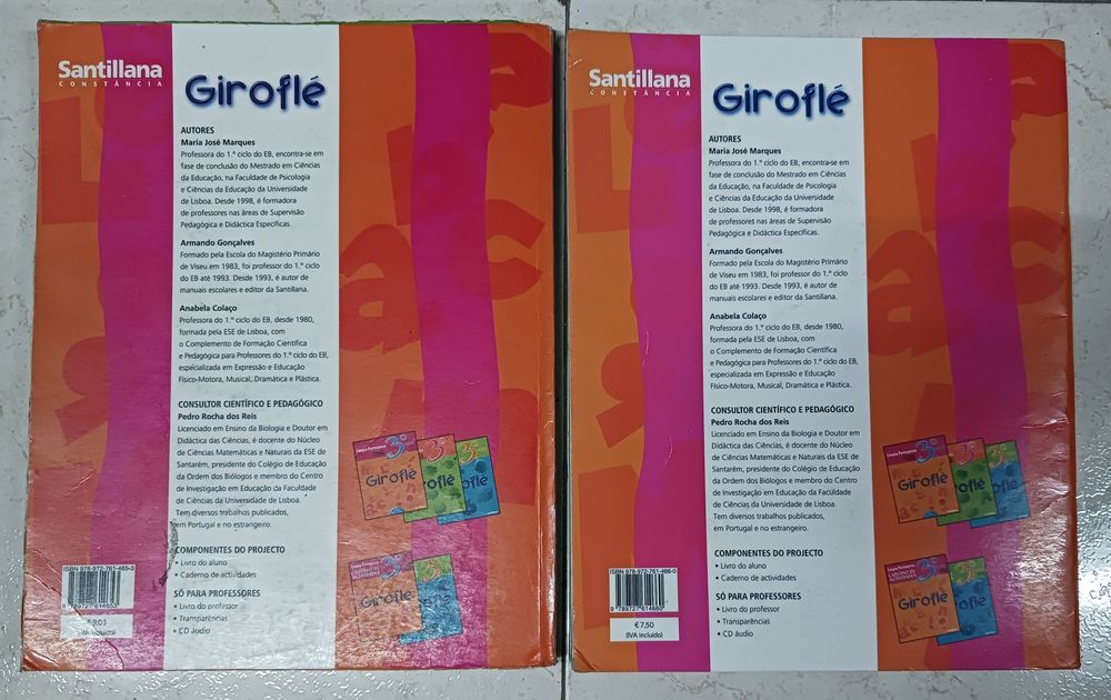 Manual + Cad. Atividades "Giroflé" Língua Portuguesa 3° Ano