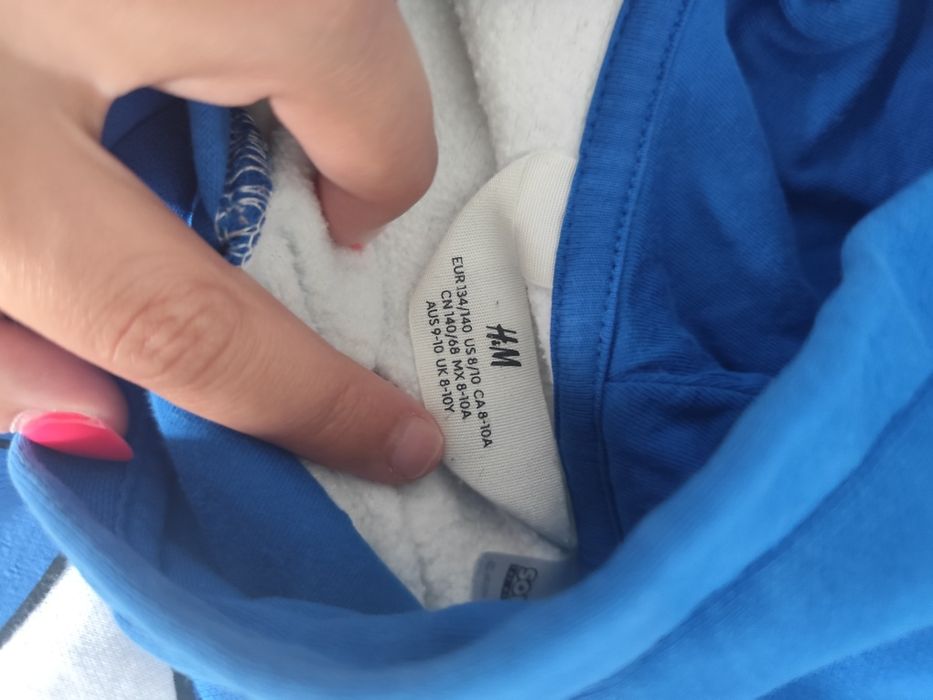 Bluza H&M Sonic, rozm. 134/140