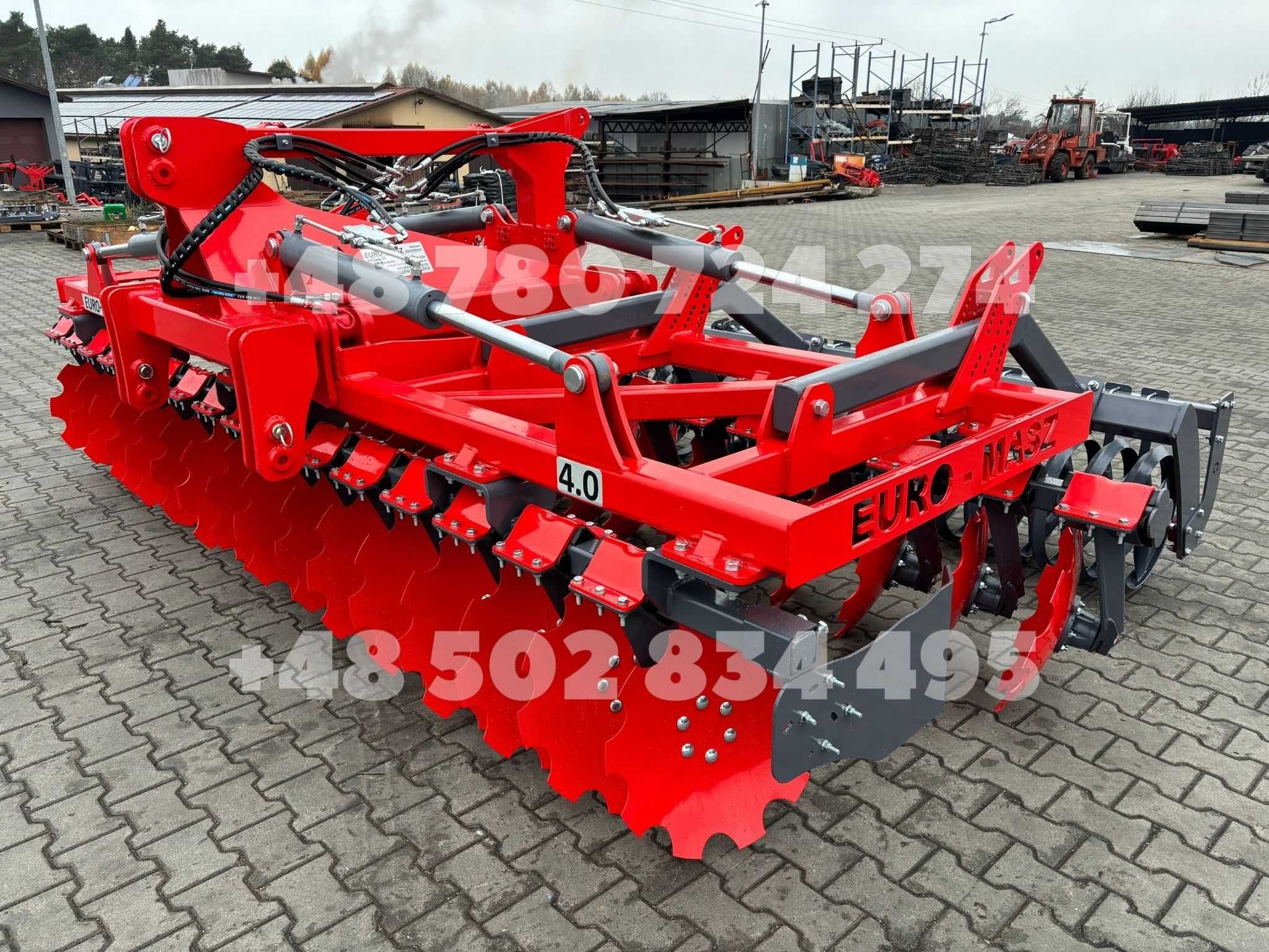 BRONA Talerzowa CiĘżKa AgRegAt EURO-MASZ składana hydraulicznie NOWA !