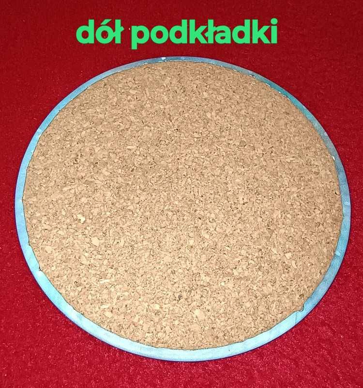 Urocze podkładki podstawki pod kubki zestaw sztuk zima Święta Gwiazdka