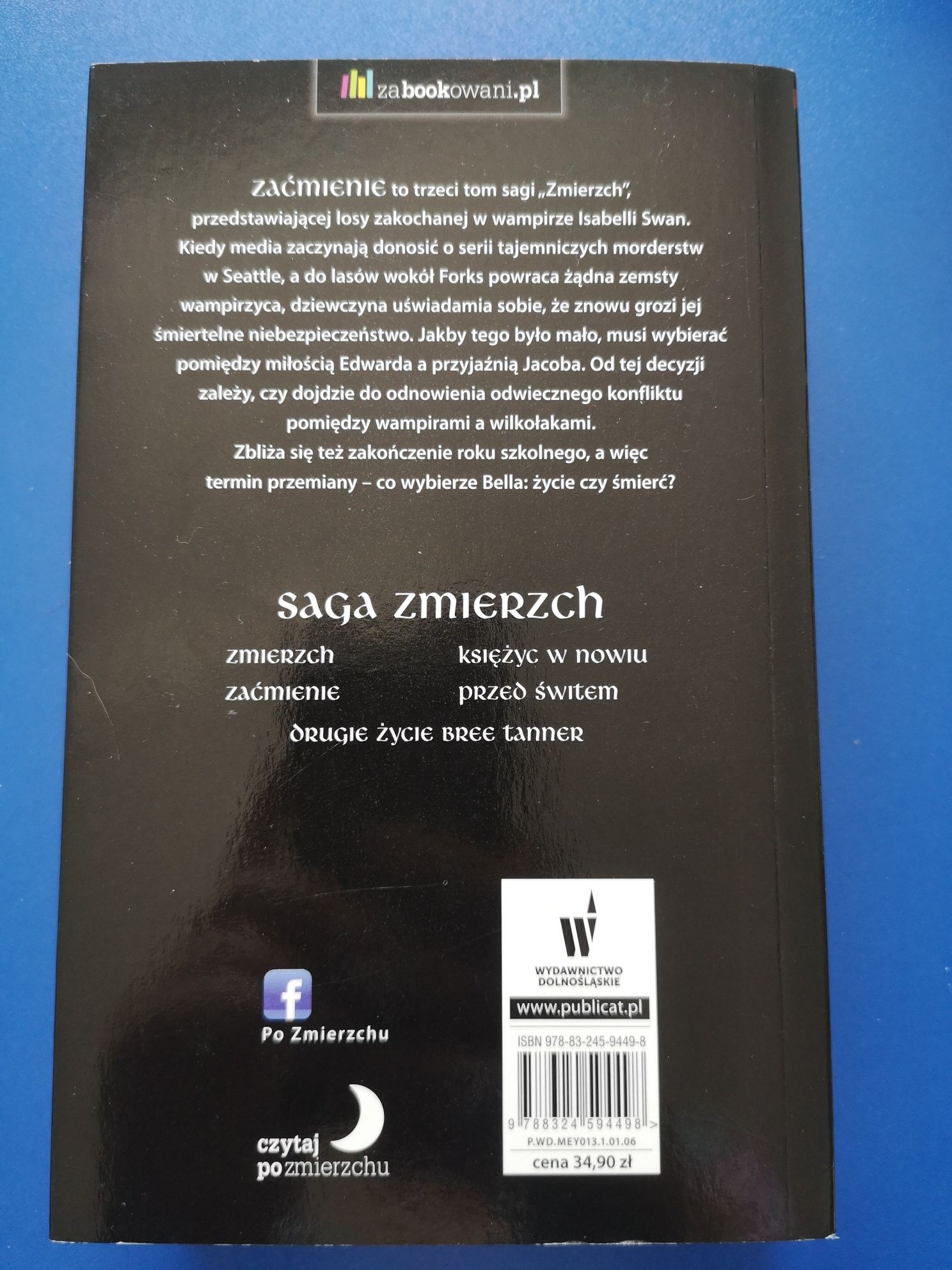 Stephenie Meyer Zaćmienie Saga Zmierzch