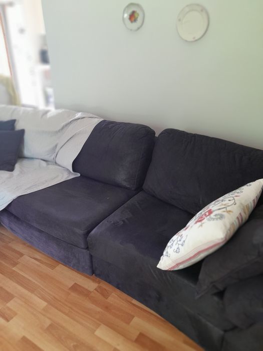 Sofá grande com chaise loung