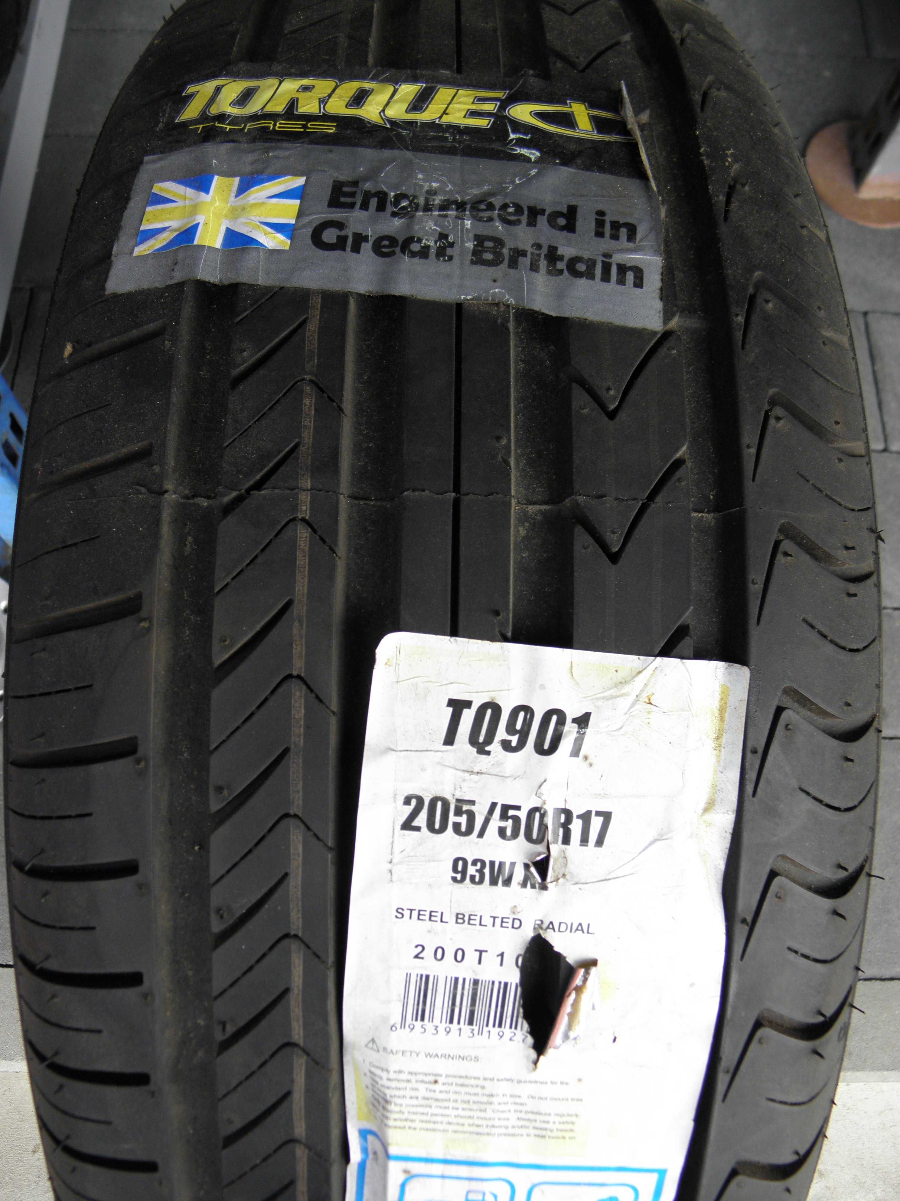 Opona 205/50R17 93W Torque TQ901 Nowa letnia