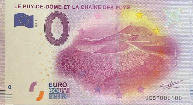 0 euro Le Puy De Dome Et La Chaine Des Puys 2017-2