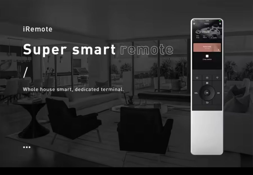 IInteligentny pilot smart Tuya z ekranem dotykowym