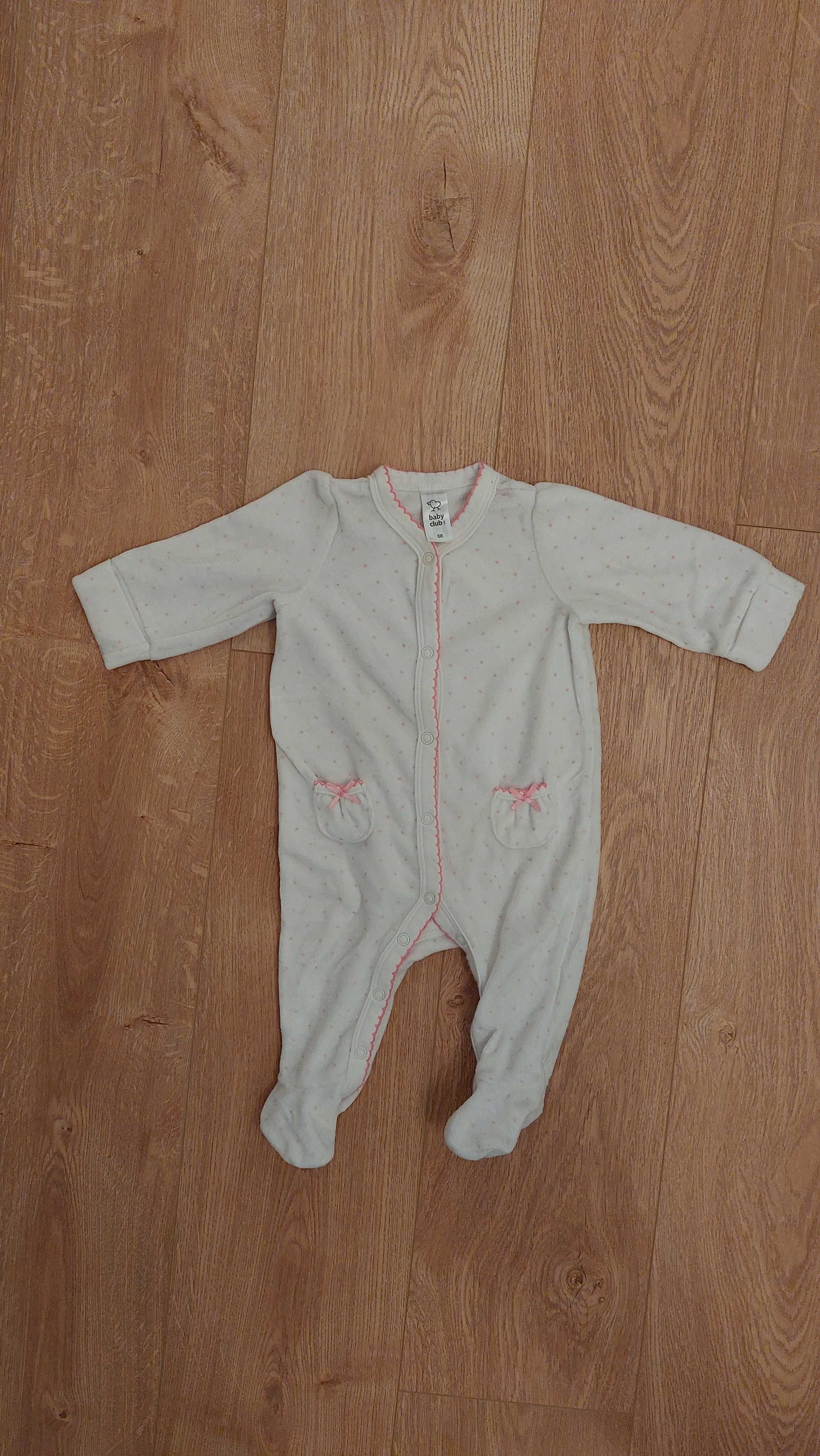 Roupas de bebê (menina, rapariga) pijamas mangas compridas 50-68cm