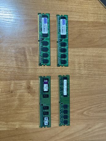 Pamięć RAM DDR2 2x512MB + 2x1GB
