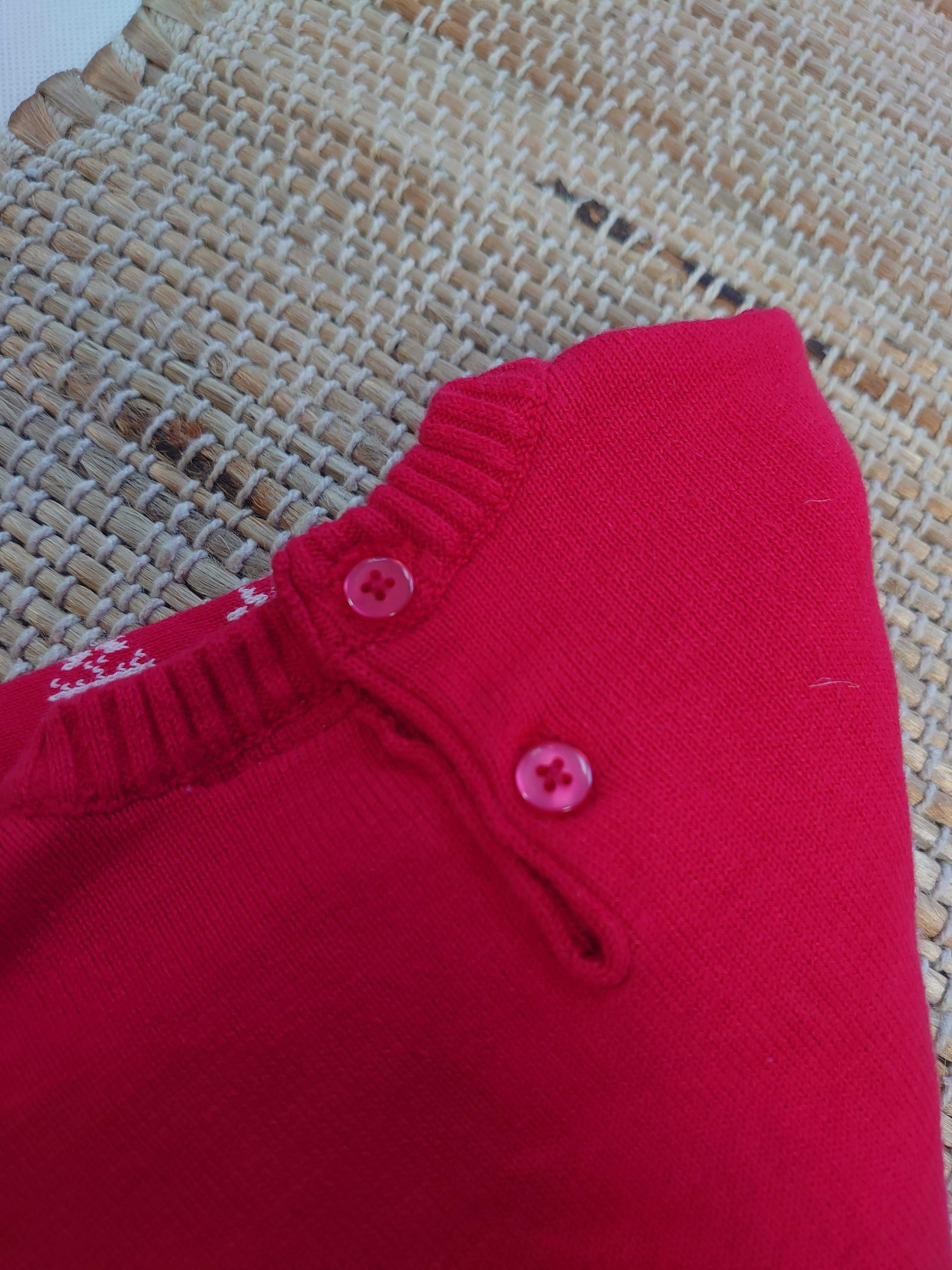 Świąteczny sweter Minnie Mouse Disney Primark 0-3 miesiące 62