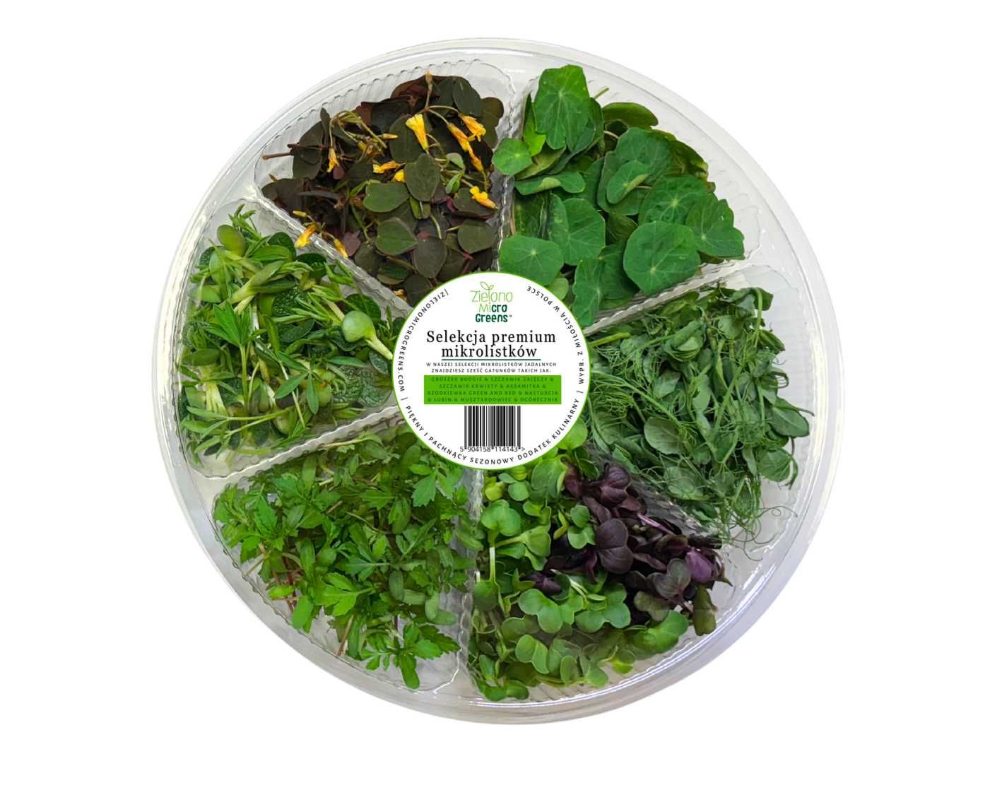 Mikroliście microgreens mikro zioła - PRODUCENT hurt horeca detal