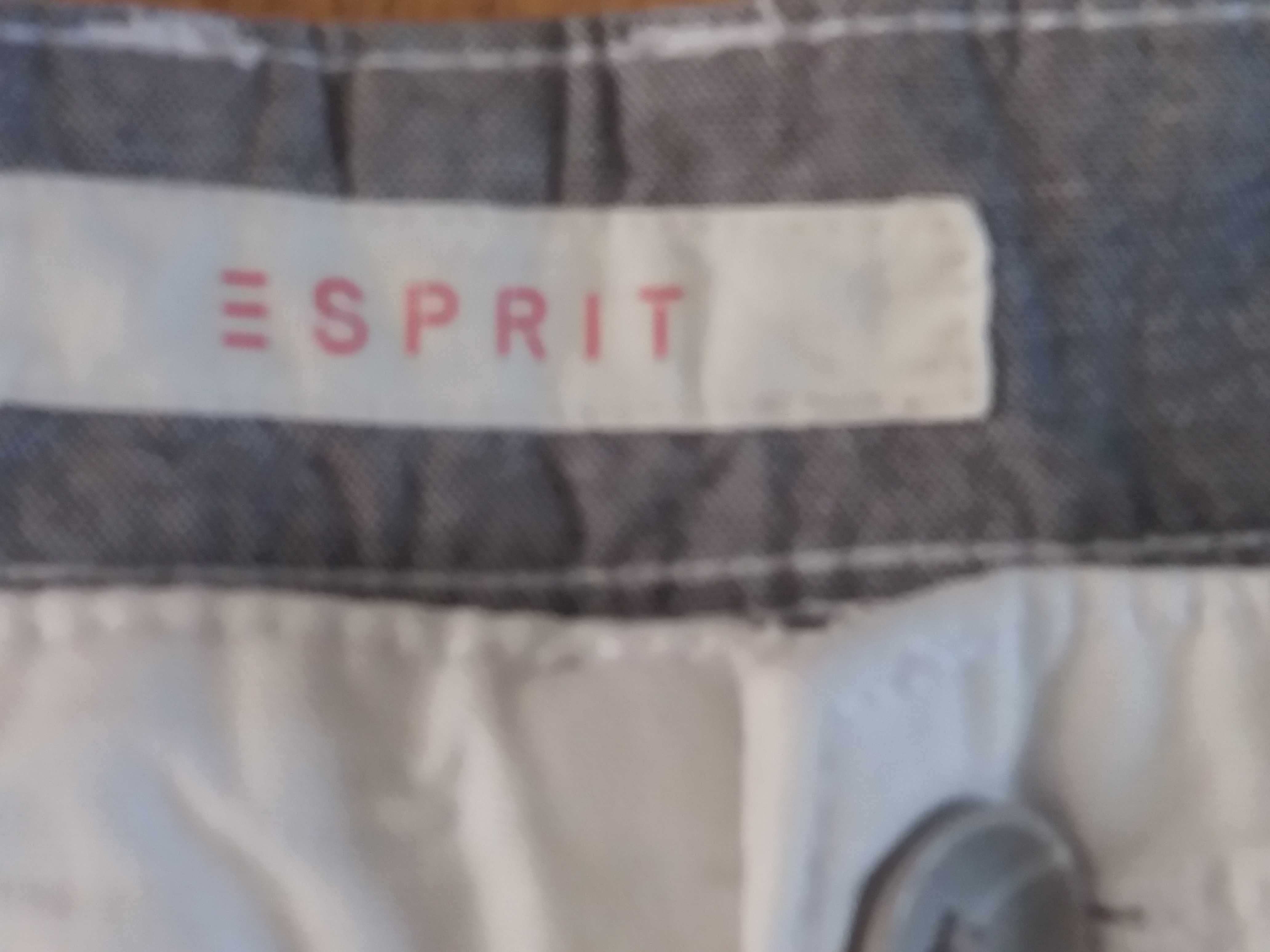Spodnie lniano-bawełniane Esprit W38L34