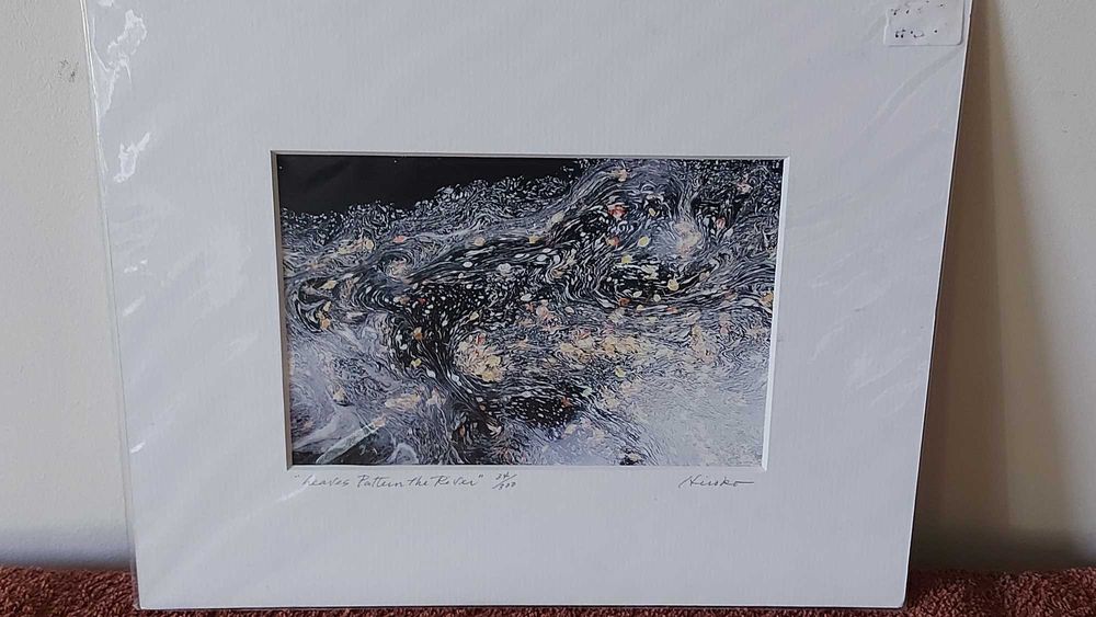 Fotografia „Leaves Pattern in the River” Hiroko Shikashio – limit.