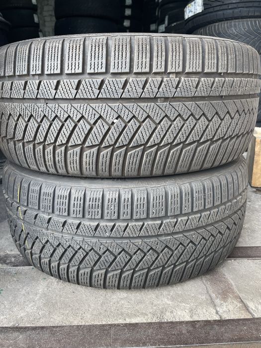 Шины 245/45 R18 Continental б/у пара зима 6мм U6