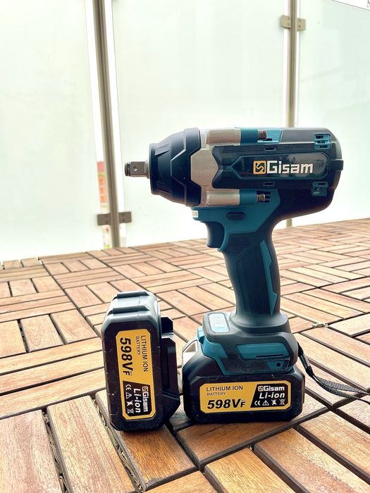 Klucz udarowy Gisam 1800 zakretarka akumulatorowa 2 x akumulator