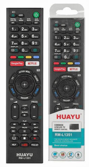 Pilot Do Tv Lcd/Led Sony Rm-L1351 RMT-TX100  RMT-TX300 Netflix