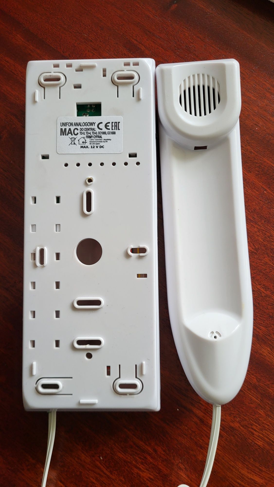 Domofon UNIFON analogowy MAC