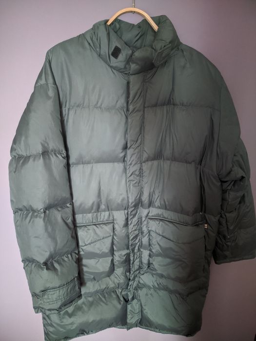 Мужской пуховик длинный