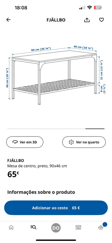 Mesa de centro Ikea