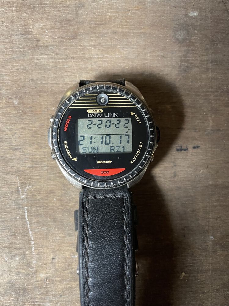 Zegarek Timex Data-Link 1996