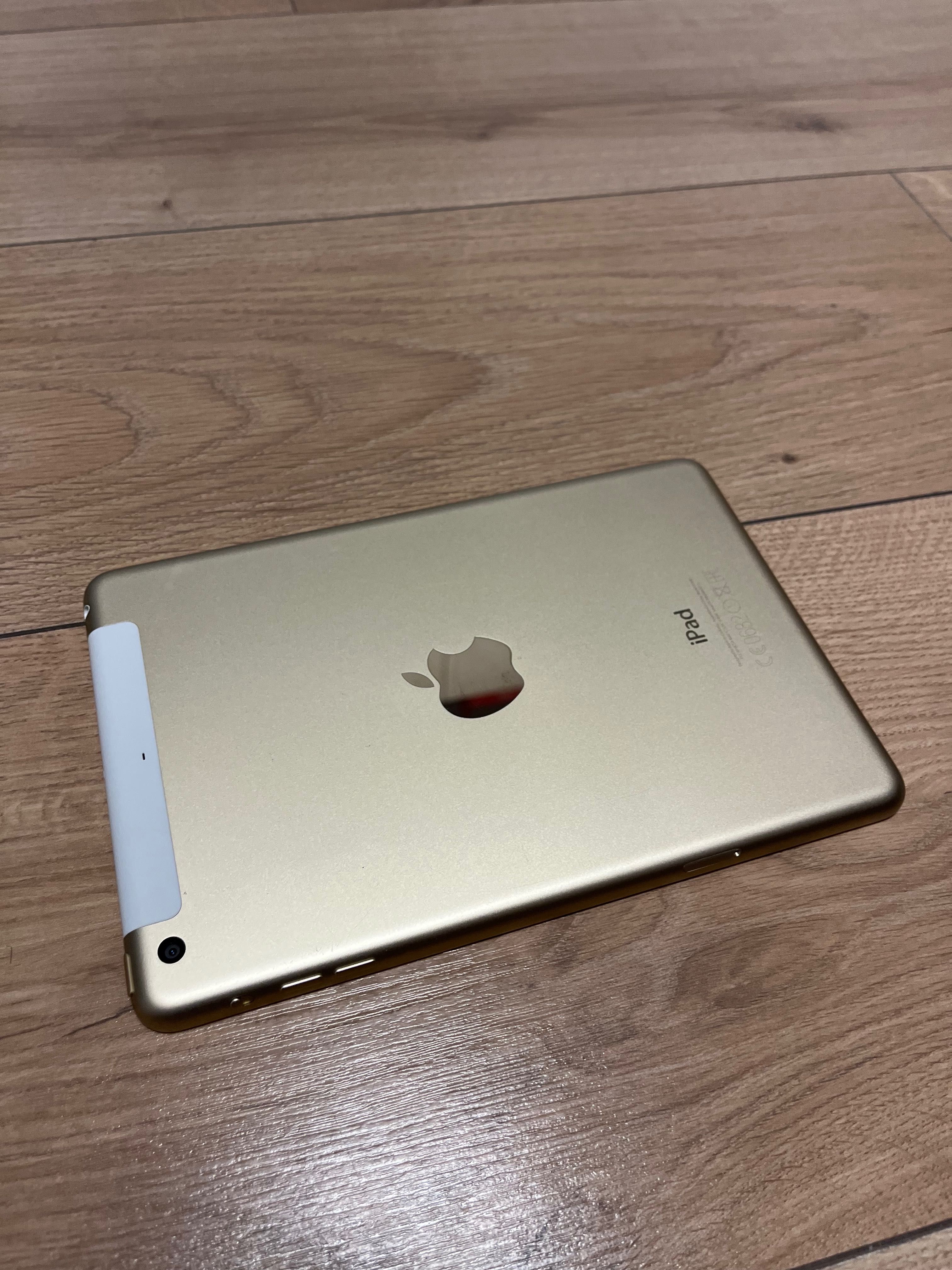 Idealny iPad MINI 3 16 GB CELLULAR A1600 GOLD w PERFEKCYJNYM stanie!