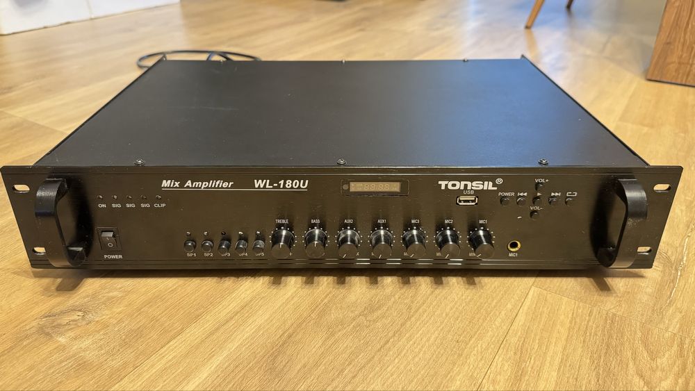 Tonsil WL-180U wzmacniacz miksujący MP3 USB Bluetooth