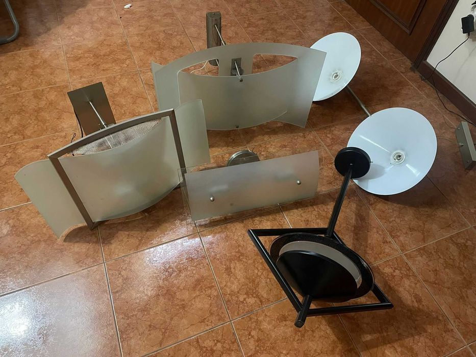 5 candeeiros todos por 30€