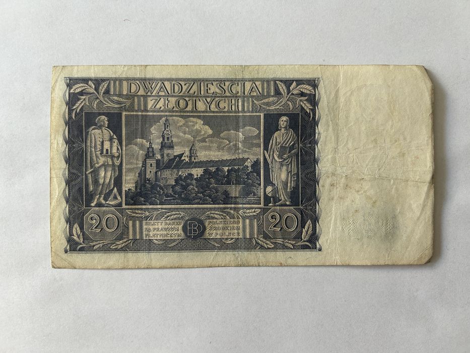 Banknot kolekcjonerski 20zł 1936r.