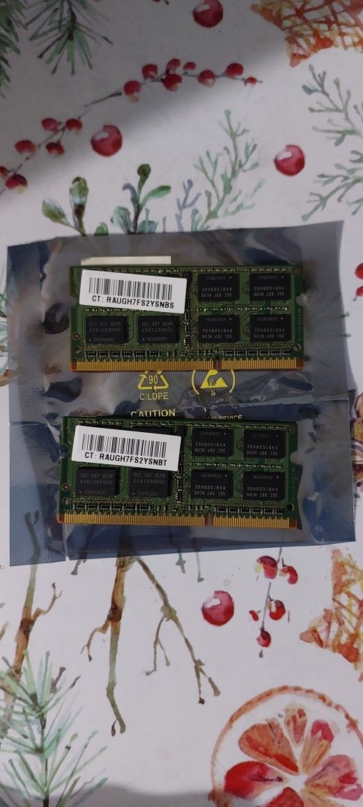 Ramy 2x2Gb PC3 Samsung