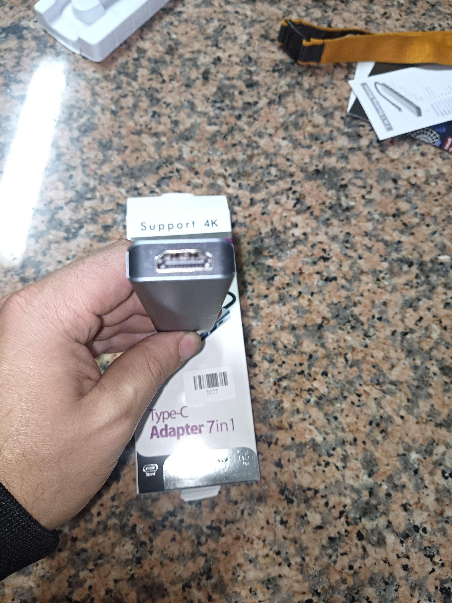 Adaptador USB C para  7 em 1