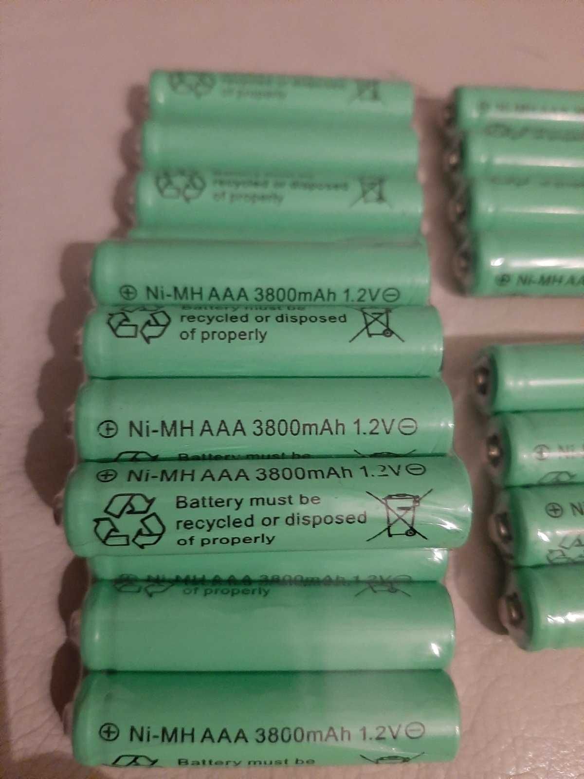 акумуляторні батарейки ААА  1.2в - 3800мАч  , АА 1.5в - 3800 мАч Ni-Mh