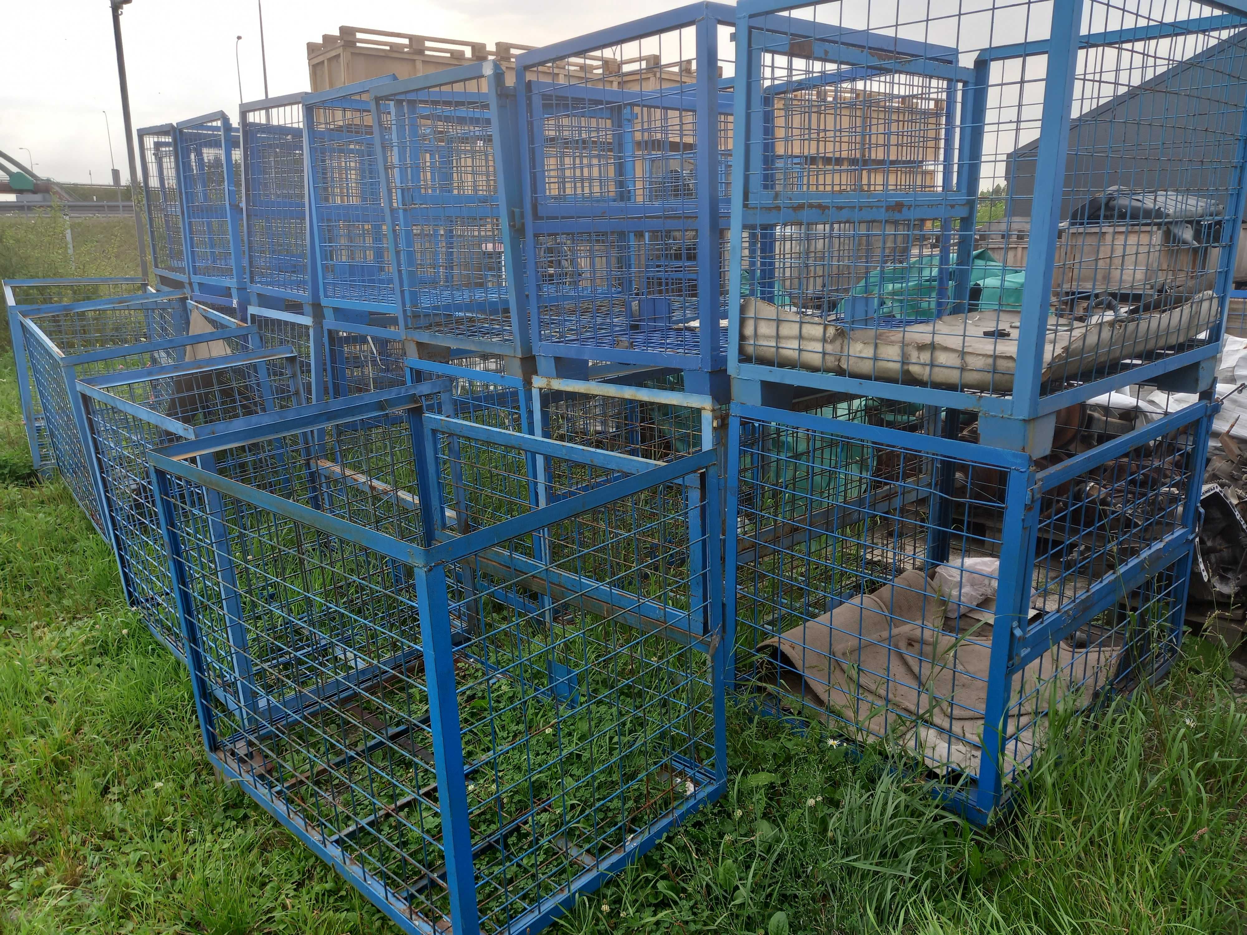 Kosz Paletowy Metalowy Gitterbox Giterbox Skrzynia Euro Kosz Gdańsk