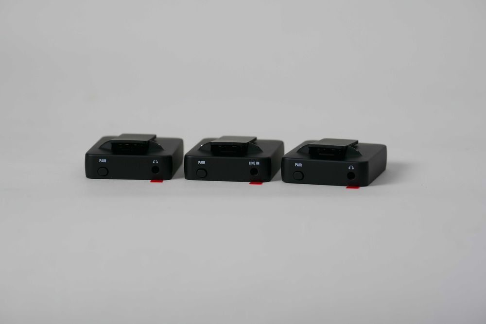 M‑Wave Wireless Audio – 1 Transmissor + 2 Receptores | Igual a novo