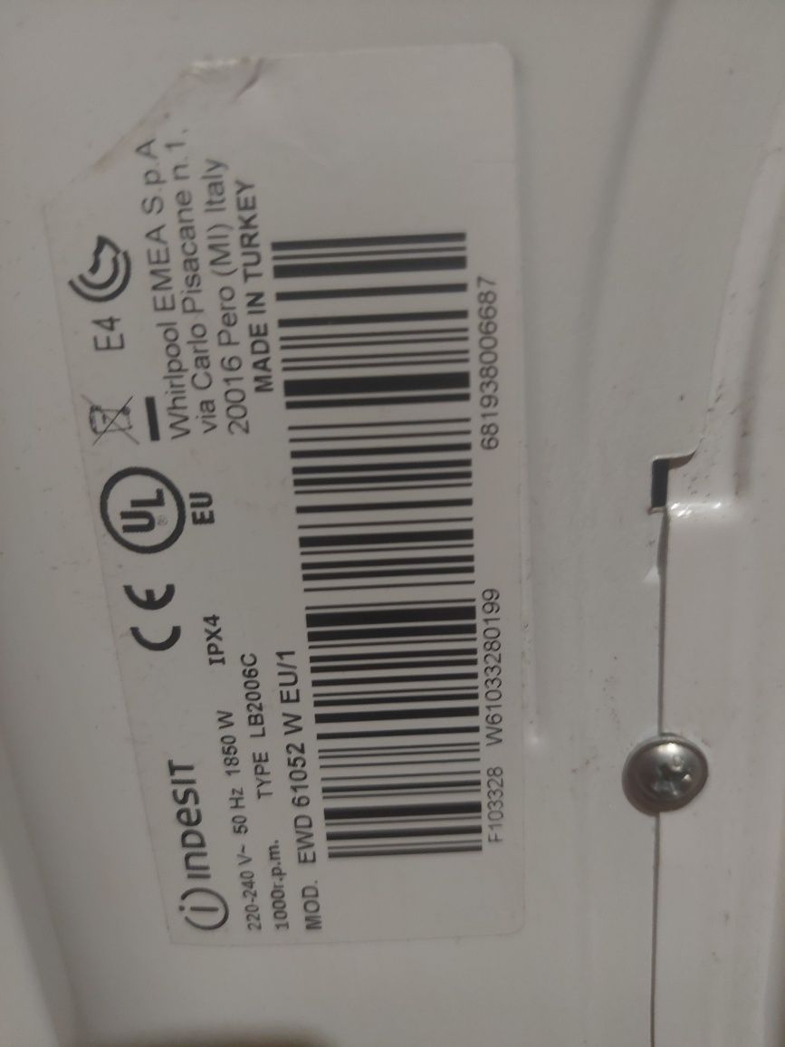 Máquina Lavar Roupa Indesit