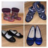 Детская обувь для девочки туфли, резиновые сапоги demar, кросівки geox