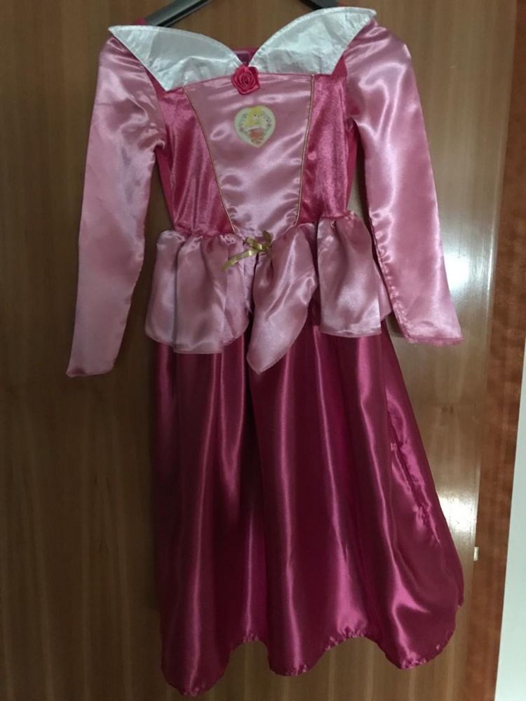 Vestido princesas rosa Disney