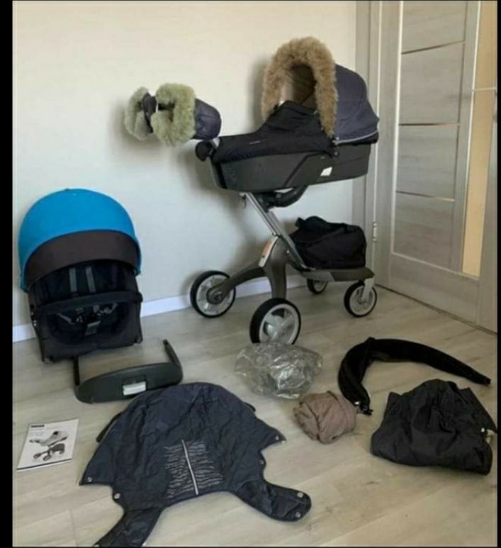 Срочно продам коляску 2в1 Stokke V4