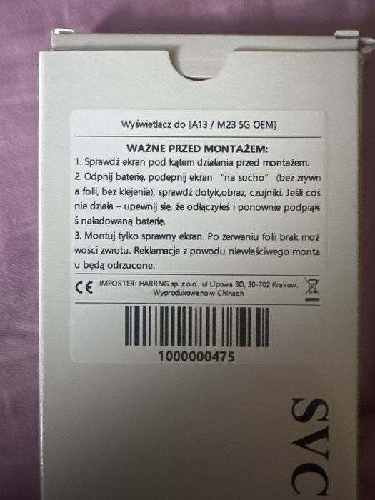 Wyswietlacz  do telefonu samsung galaxy a 13 i m 23 5g