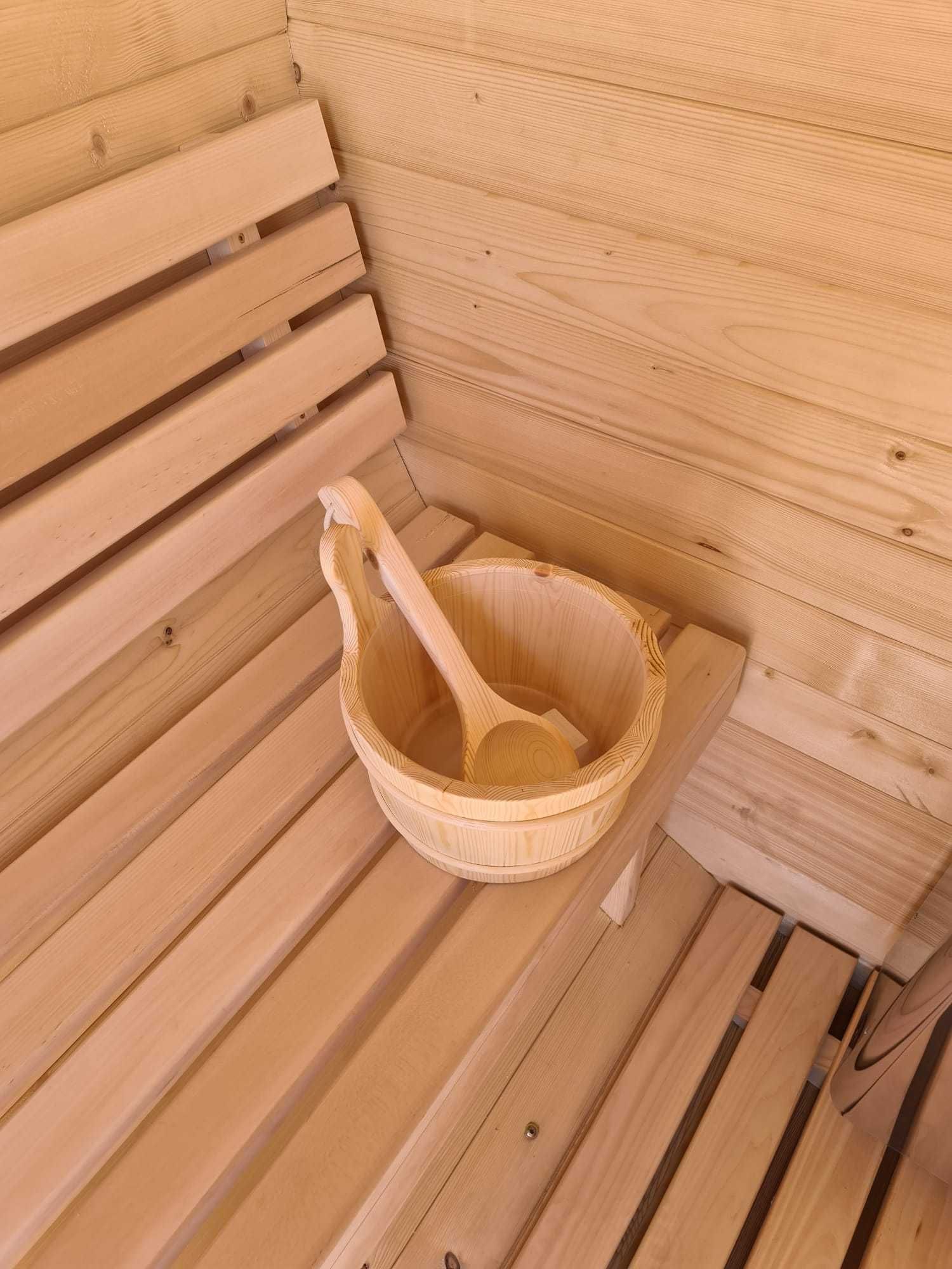 Sauna ogrodowa beczka bania 250 cm