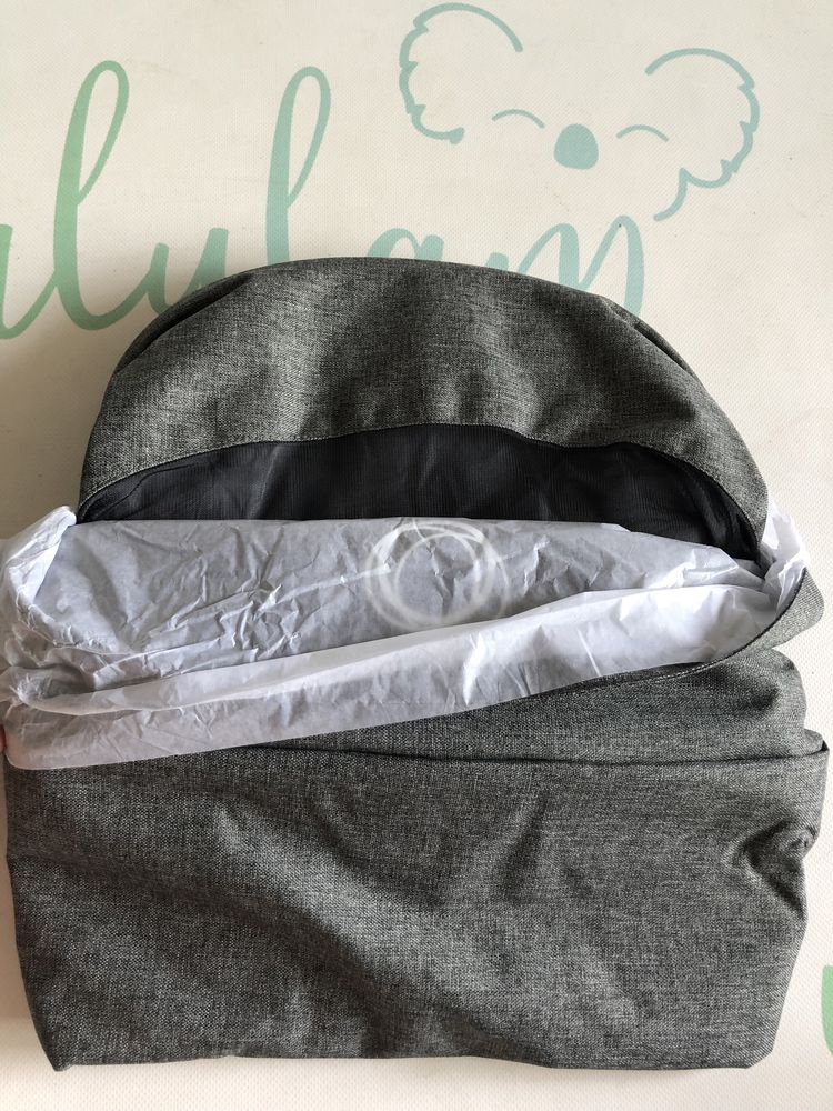 Bugaboo Fox2 / Cameleon / Lynx NOWA budka z okienkiem Grey Melange