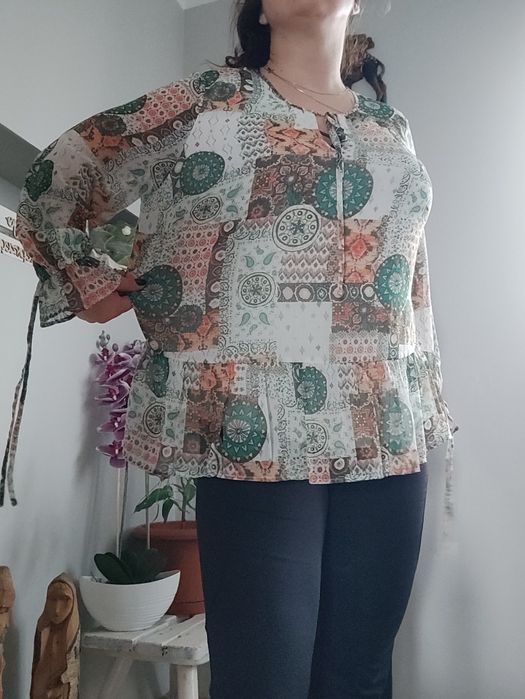 Tunika koszula vintage 90's Boho