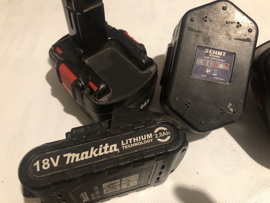 Аккумуляторы корпуса шуруповертов для перепаковки bosh, skil, makita