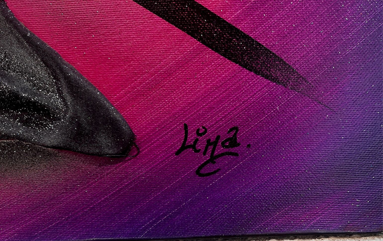 Lindíssima tela "Abstrata Moderna" com textura e brilho, arte original