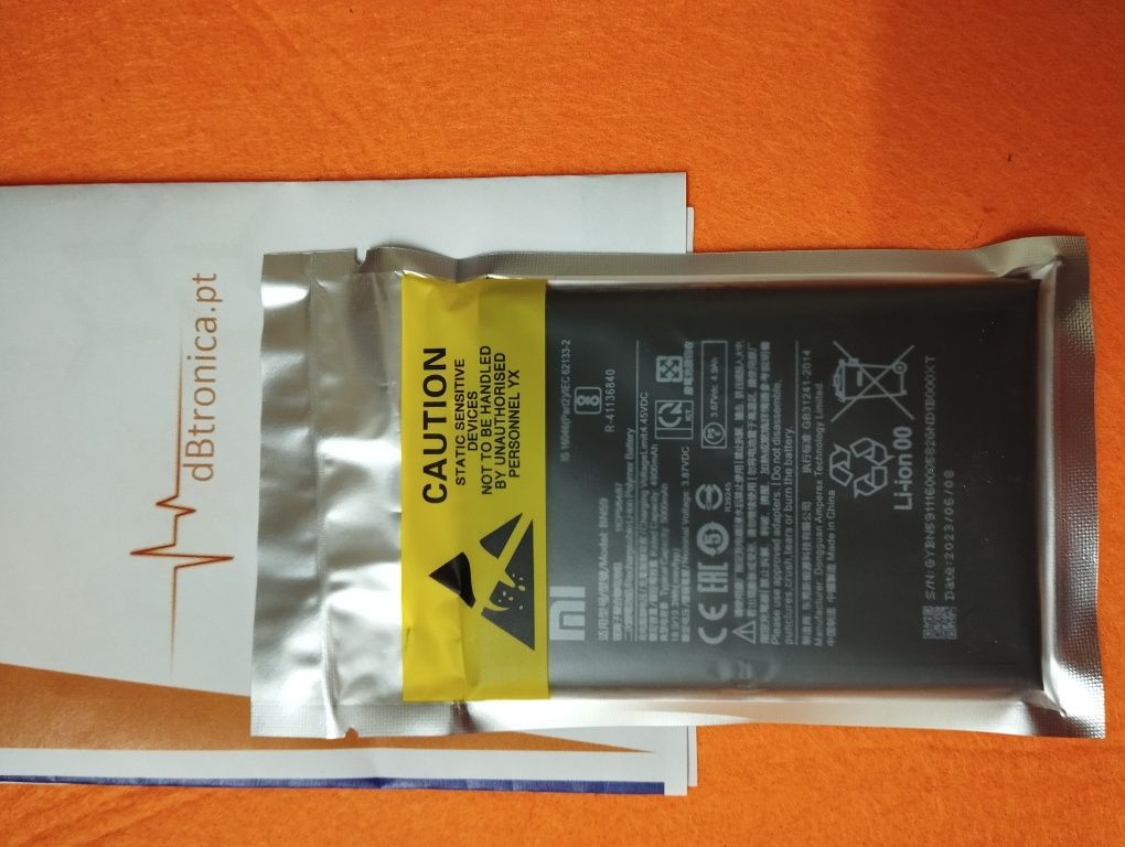 Bateria Xiaomi N59 redmi note 10 e outros
